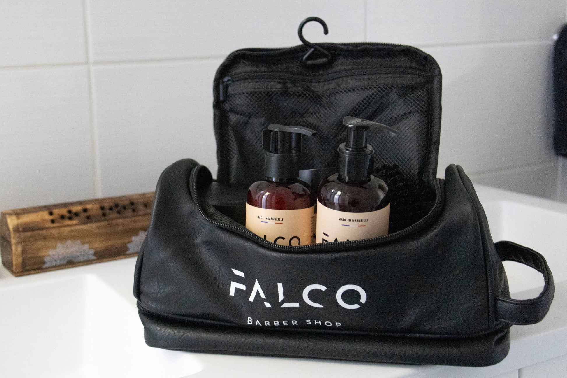 Sac italien Falco Barber Shop Marseille